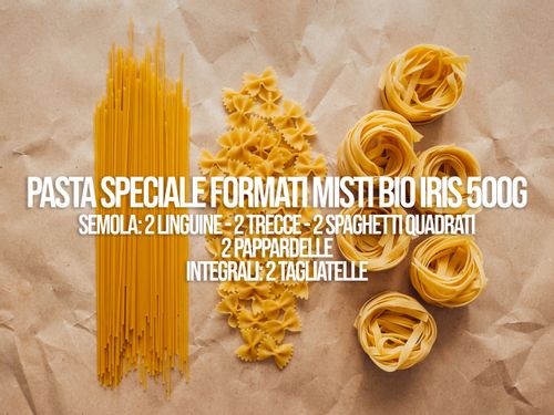 Pacco Misto Paste Speciali bio IRIS 500g