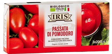 Passata di pomodoro bio IRIS 200gx3