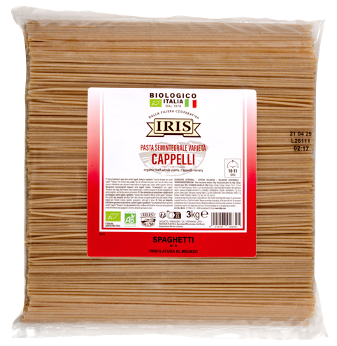 Spaghetti semolato Cappelli bio IRIS 3Kg