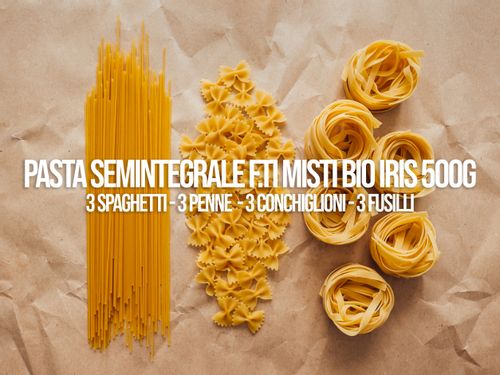 Pasta Semolato formati misti bio IRIS 500g
