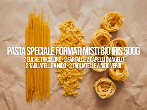 Pasta speciale formati misti bio IRIS 500g