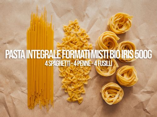 Pasta Integrale formati misti bio IRIS 500g