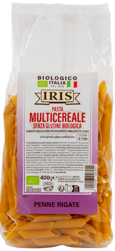 Penne multicereali Senza Glutine bio IRIS 400g