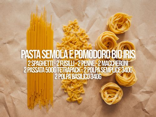 Pacco Misto Semola e Pomodoro bio IRIS