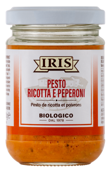 Pesto Ricotta e Peperoni bio IRIS 120g