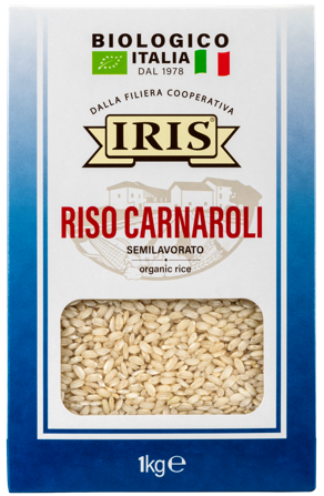 Riso Carnaroli semilavorato bio IRIS 1kg