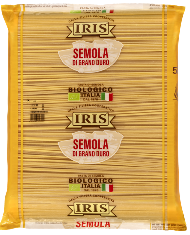 Spaghetto Quadrato semola bio IRIS 5 Kg