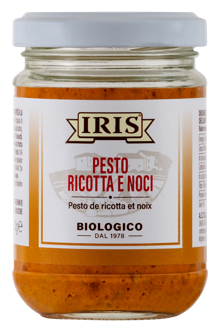 Pesto Noci e Ricotta bio IRIS 120g