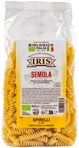 Spirelli semola bio IRIS 500g