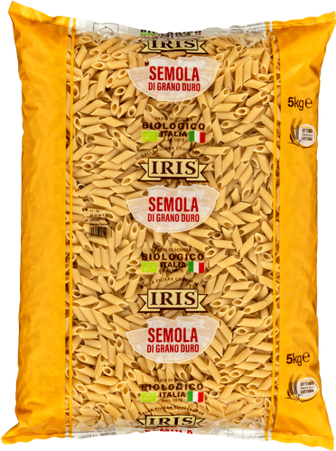 Mezze penne semola bio IRIS 5kg