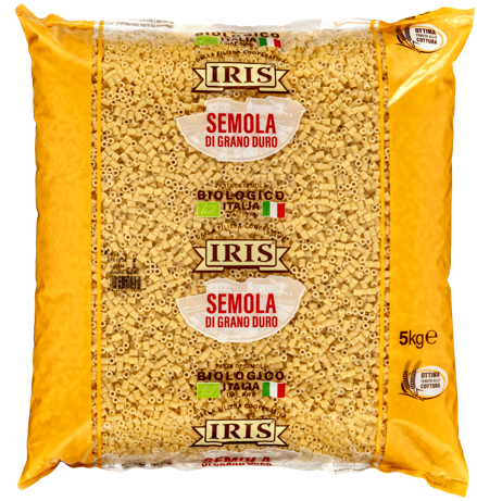 Ditalini rigati semola bio IRIS 5kg